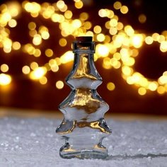 Основа для творчества и декорирования - бутылочка с крышкой Ёлочка Made in China