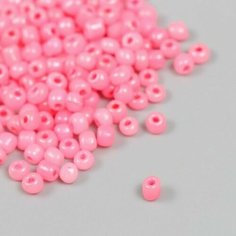 Бисер круглый размер 6/0 "Розовая пастила " 20 гр Made in China