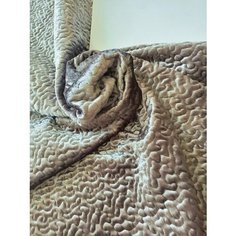 Ткань для рукоделия и шитья/ Каракуль / Мех искусственный / Коротковорсовый / Серебристый цвет Startex