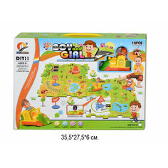 Настольная игра пазл-дорога Boy and Girl / поезд на батарейках Toysa