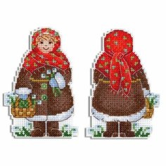 М. П. Студия Набор для вышивания «Советские ребята. Таня» 11 × 7 см М.П.Студия