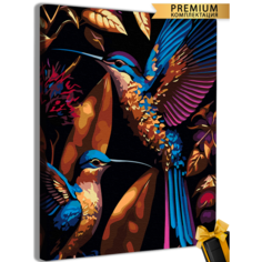 Картины по номерам Птицы 40x50