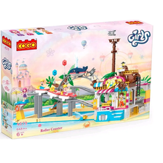 Конструктор Girls Девочки Парк аттракционов 648 деталей 4579 ребенку Toys