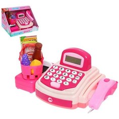 Касса «Крутой магазинчик» со сканером, корзиной и аксессуарами без бренда