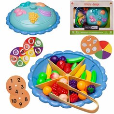 Игровой набор ABtoys Гастромаркет для изучения счета, форм и цветов Китай