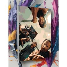 Картина по номерам Ходячие мертвецы Рик Ниган Дэрил 18+ Круто красим