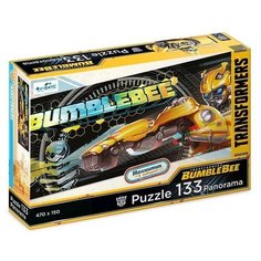 Пазл 133 Панорама. Трансформеры Бамблби. Железный герой+магнит 04601 Origami