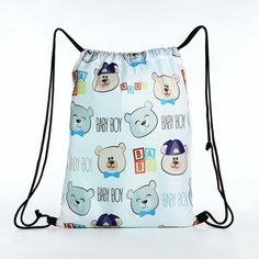 Мешок для обуви на шнурке, цвет белый нет бренда