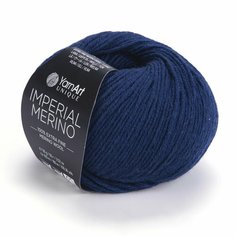 Пряжа YARNART Imperial Merino YarnArt, тем. синий - 3343, 100% мериносовая шерсть Extra fine, 10 мотков, 50 г, 100 м.