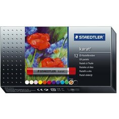 Набор пастели масляной Staedtler Oil pastels, 11 мм, 12 цветов, картонная коробка 12 штук