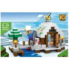 Конструктор 6011 Зимний домик, 285 деталей , захватывающая игрушка Нет бренда