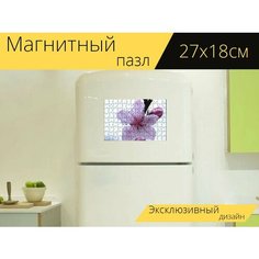 Магнитный пазл "Сакура, весна, апреля" на холодильник 27 x 18 см. Lots Prints