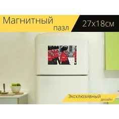 Магнитный пазл "Лондон, великобритания, англия" на холодильник 27 x 18 см. Lots Prints