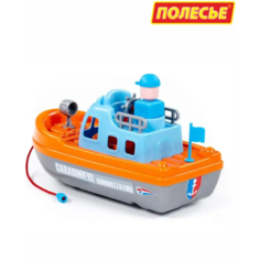 Детская игрушка для ванной, катерок лодка для ребенка Полесье