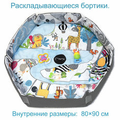 Коврик для новорожденного с игрушками "Crawling Ground Gym", CC8740 Funkids