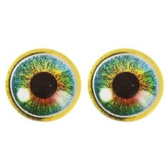 Глаза, набор 20 шт, размер: 1 см Noname