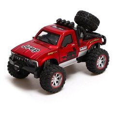 Машина металлическая «Джип», открываются двери, капот, инерция, микс Noname