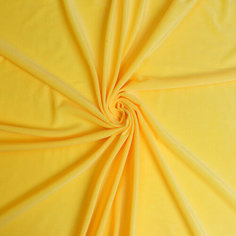 Лоскут Плюш на трикотажной основе, желтый 100*150см,100% п/э Страна Карнавалия
