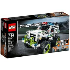 Конструктор LEGO Technic 42047 Полицейский перехватчик, 185 дет.
