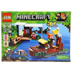 Конструктор JLB Minecraft 3D96, 348 дет.