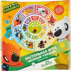 Настольная игра Origami МиМиМишки. Карусель-лото Веселый урожай