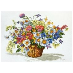 Овен Набор для вышивания Луговые цветы 40 x 31 см (862)