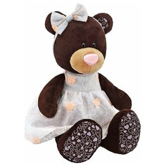 Мягкая игрушка Orange Toys Мишка Milk в платье с вышивкой, 30 см