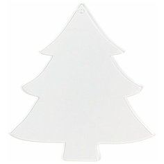 "Love2art" PLB-014 заготовка "елка" пластик 11 x 12 см 10 шт плоская