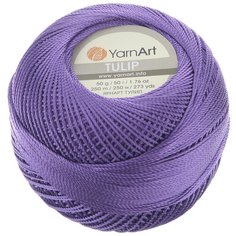 Пряжа для вязания YarnArt "Tulip", цвет: темно-сиреневый (478), 250 м, 50 г, 6 шт