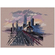 Набор для вышивания PANNA "Метро Нью-Йорка" 21.5x16.5 см