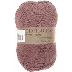 Пряжа Пехорка Конопляная капучино (187), 70%хлопок/30%конопля, 280м, 50г, 1шт