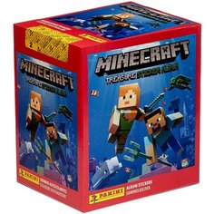 Бокс наклеек Panini "MINECRAFT" (250 наклеек)