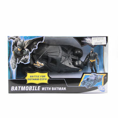 Фигурка Mattel Batmobile with Batman. The Dark Knight Rises (Бэтмен + бэтмобиль)