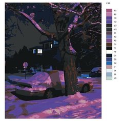Картина по номерам Z-101 "Вечер" 80x100 Brushes Paints