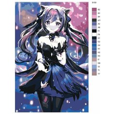 Картина по номерам S150 "Компьютерная игра - Genshin Impact (Геншин Импакт). Ке Цин" 80x120 Brushes Paints