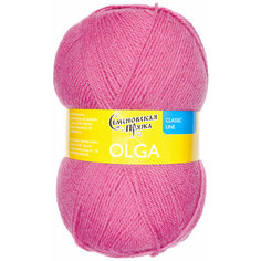 Пряжа Семеновская Olga (Ольга ПШ) флокс_v2 (70158), 50%шерсть/50%акрил, 392м, 100г, 1шт