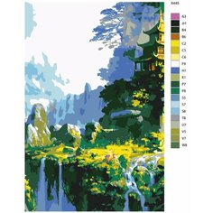Картина по номерам X-445 "Японская Православная Церковь" 80x120 Brushes Paints