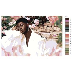 Картина по номерам Z981 "Лил Нас-Lil Nas" 70x110 Brushes Paints