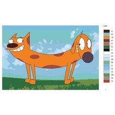 Картина по номерам Z-88 "Котопес" 70x110 Brushes Paints