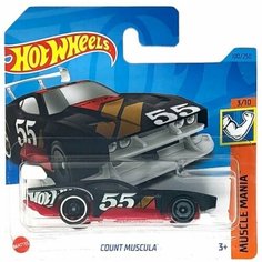 Машинка Hot Wheels коллекционная (оригинал) COUNT MUSCULA черный HKJ51