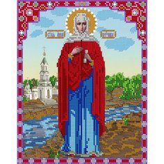 Набор для вышивания "Светлица" чешский бисер, икона "Святая Анна Пророчница ", 19х24 см