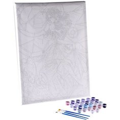 Картина по номерам на холсте "Девушка в танце", 40х50 см Школа талантов