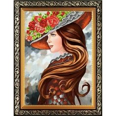 Набор для вышивания бисером "Сама уверенность" 31*44 см