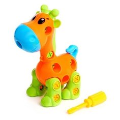 Конструктор винтовой Жираф, 16 деталей Нет бренда