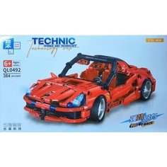 Конструктор гоночная машина, technic, 384 элемента Нет бренда