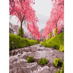 Картина по номерам Розовый парк 40х50 см Hobby Home