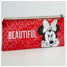 Disney Пенал "BEAUTIFUL", плоский 20,5*9,5 см