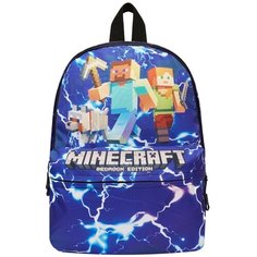 Рюкзак для мальчика и девочки Minecraft школьный для детей, современный принт вместительный и модный8 Bags Art