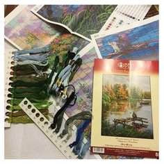 Набор для вышивания Овен "Ёжики", 20x25 см