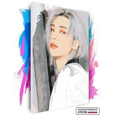 Картина по номерам на холсте Stray Kids Hyunjin Хёнджин, 60 х 90 см Красиво Красим